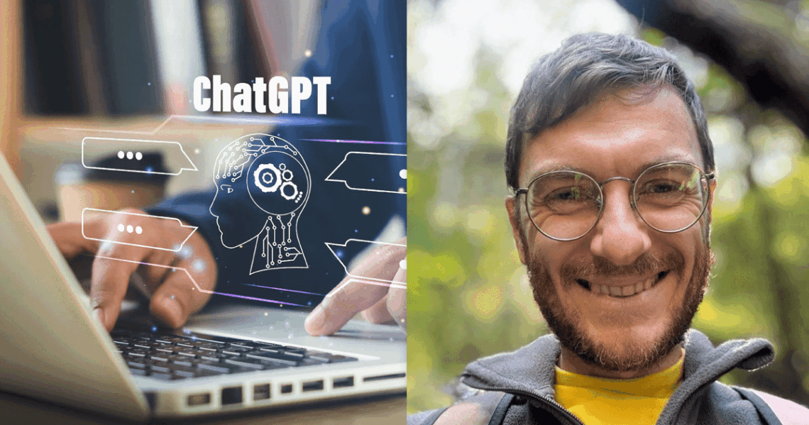 образ молодого белого мужчины с каштановыми волосами,